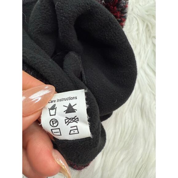 Peruvian Link Alpaca Blend Knit Fleece Lined Beanie Hat OS Made In Peru - Picture 13 of 14